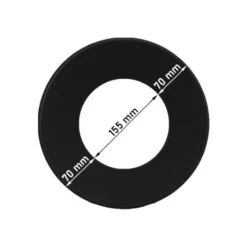 Wandrosette Mit 70 Mm Rand - 150 Mm Ø -Besten Kamin Laden 15 W70 B Masse 1280x1280