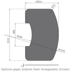TT80RLS Kaminofen Speckstein 5kW -Besten Kamin Laden 32 914 stahl vorlegeplatte tt80 1280x1280