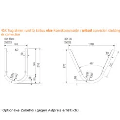 Kamineinsatz 45x51K Rund 6kW DIBt -Besten Kamin Laden 45k rund tragrahmen 1280x1280