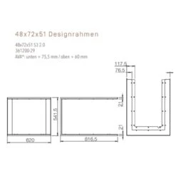 Panorama Kamineinsatz 48x72x51 S3 15kW DIBt -Besten Kamin Laden 48x72x51 S3 kamineinsatz Design blendrahmen 1280x1280