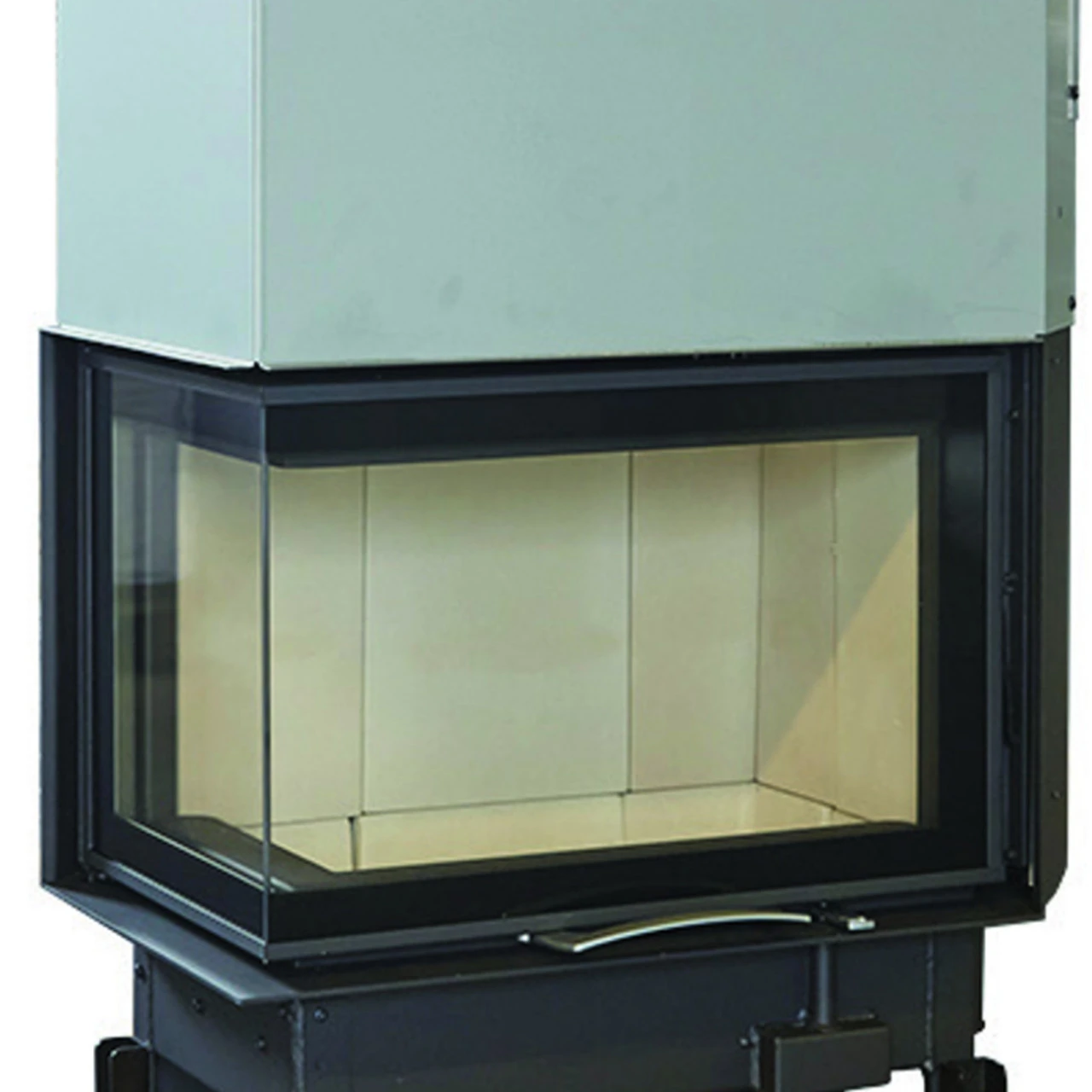 Eck-Kamineinsatz 63x40x42S Links Verglaste Hebetür 8kW DIBT 4 Eck-Kamineinsatz 63x40x42S Links Verglaste Hebetür 8kW DIBT – Bild 2