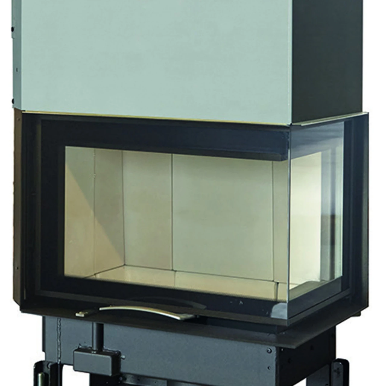 Eck-Kamineinsatz 63x40x42S Rechts Verglaste Hebetür 8kW DIBT 4 Eck-Kamineinsatz 63x40x42S Rechts Verglaste Hebetür 8kW DIBT – Bild 2