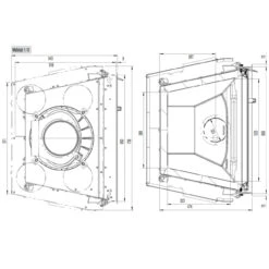 Kamineinsatz 65x45K Gerade Scheibe 8kW DIBt -Besten Kamin Laden 65x45K gerade masse2 1280x1280