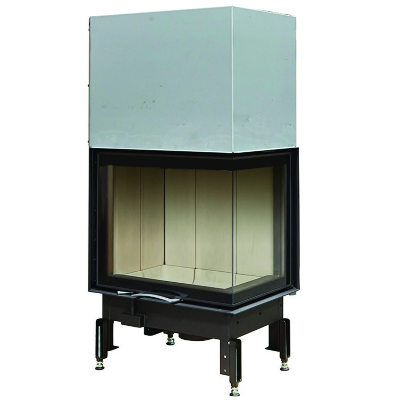 Eck-Kamineinsatz 69x49x57S Rechts Verglaste Hebetür 9kW 3 Eck-Kamineinsatz 69x49x57S Rechts Verglaste Hebetür 9kW