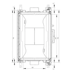 Tunnel Kamineinsatz 75x51SII 10kW Hebetür -Besten Kamin Laden 75x51SII masse2 1280x1280