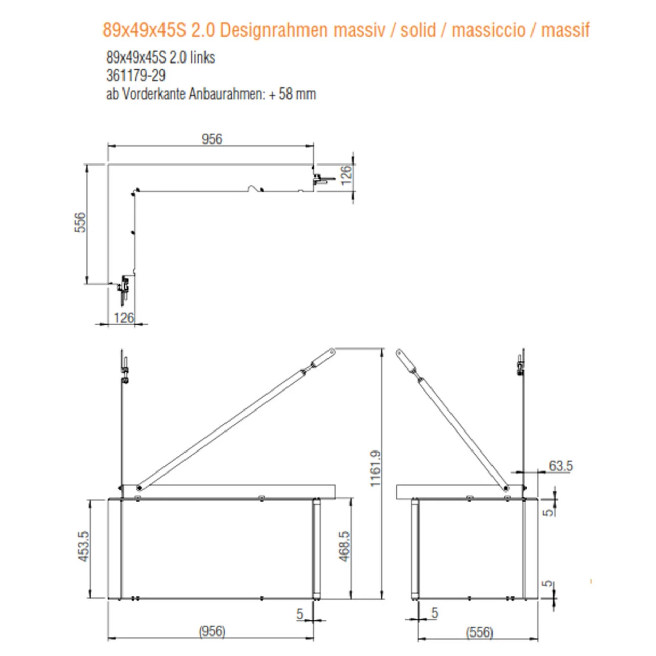 Eck-Kamineinsatz 89x49x45S Links Verglaste Hebetür 12kW 8 Eck-Kamineinsatz 89x49x45S Links Verglaste Hebetür 12kW – Bild 6