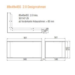 Eck-Kamineinsatz 89x49x45S Links Verglaste Hebetür 12kW 15 Eck-Kamineinsatz 89x49x45S Links Verglaste Hebetür 12kW -Besten Kamin Laden 89x49x45s links designrahmen 1280x1280