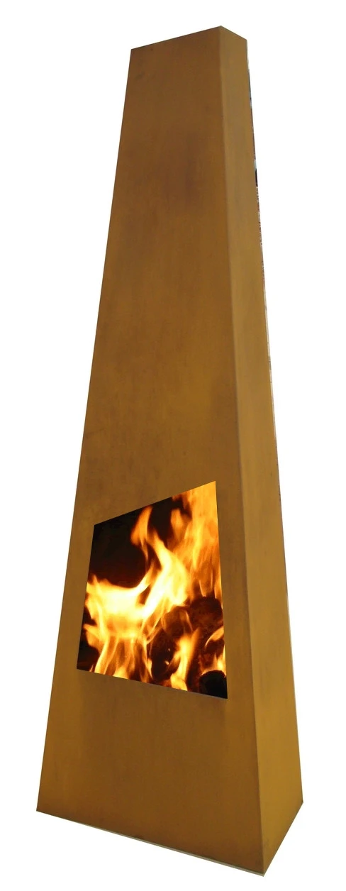 Outdoor/Garten Kamin Chingo XXL Corten Stahl 3 Outdoor/Garten Kamin Chingo XXL Corten Stahl