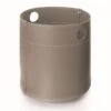 Giro Designer Holzkorb Taupe Aus Regeneriertem Leder Mit Rollen -Besten Kamin Laden Giro Taupe holzkorb korb web1 1280x1280