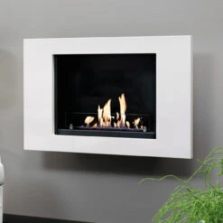 Goya Bio-Ethanolkamin Weiß Mit Keramik Brenner