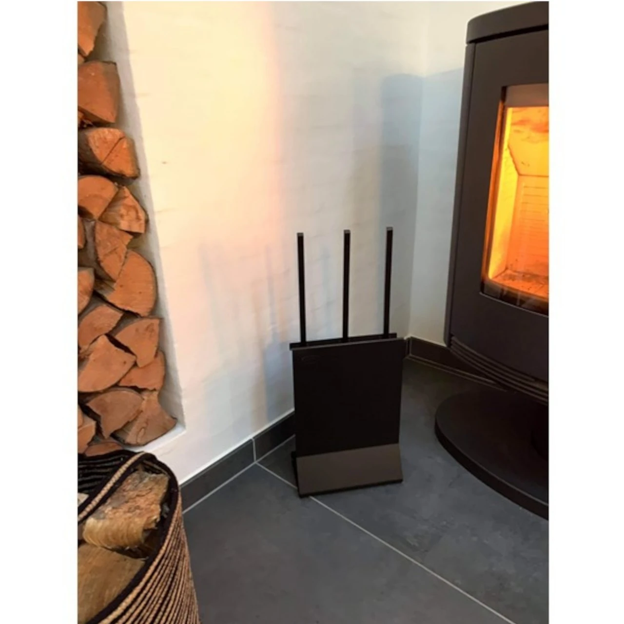 Termatech Kaminbesteck Katana Schwarz - 4 Teilig 8 Termatech Kaminbesteck Katana Schwarz - 4 Teilig – Bild 6