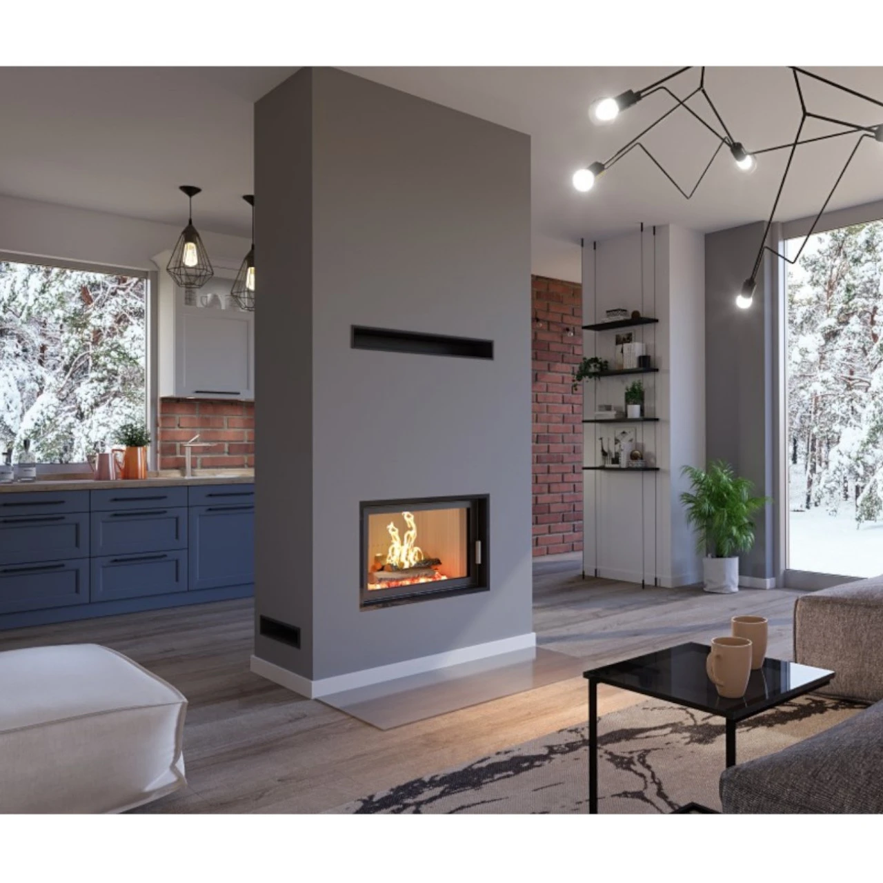 Heatro 69H Kamineinsatz Mit Hebetür 11kW 5 Heatro 69H Kamineinsatz Mit Hebetür 11kW – Bild 3