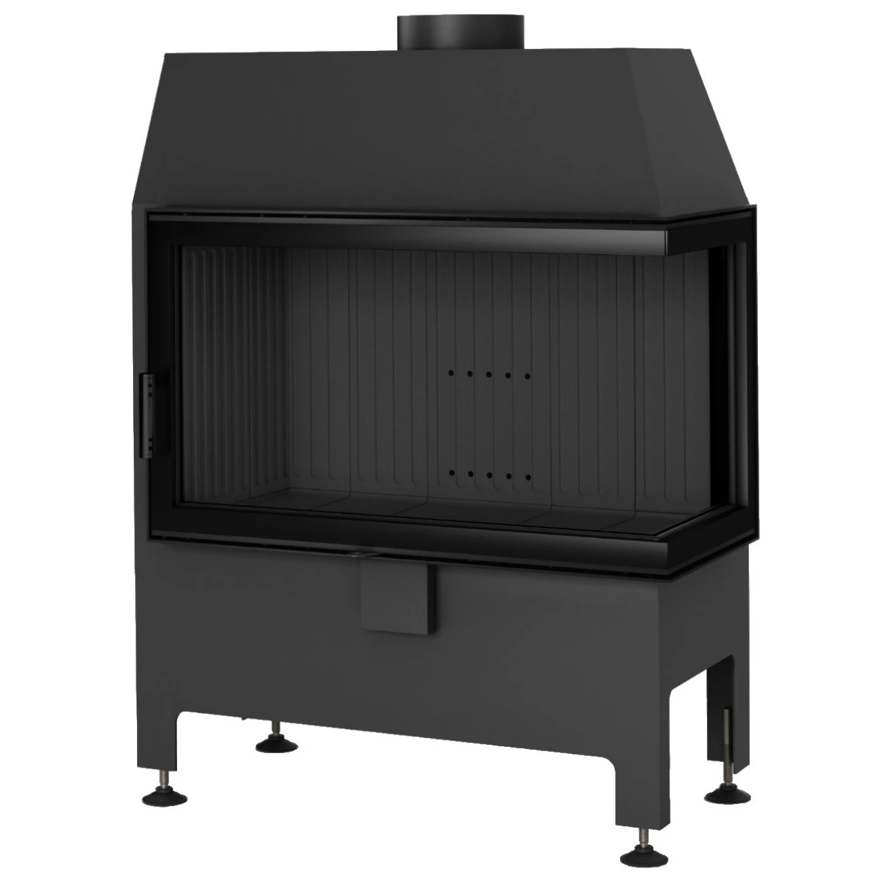 Heatro 69P Black Eck-Kamineinsatz 11kW Rechtsverglast 3 Heatro 69P Black Eck-Kamineinsatz 11kW Rechtsverglast