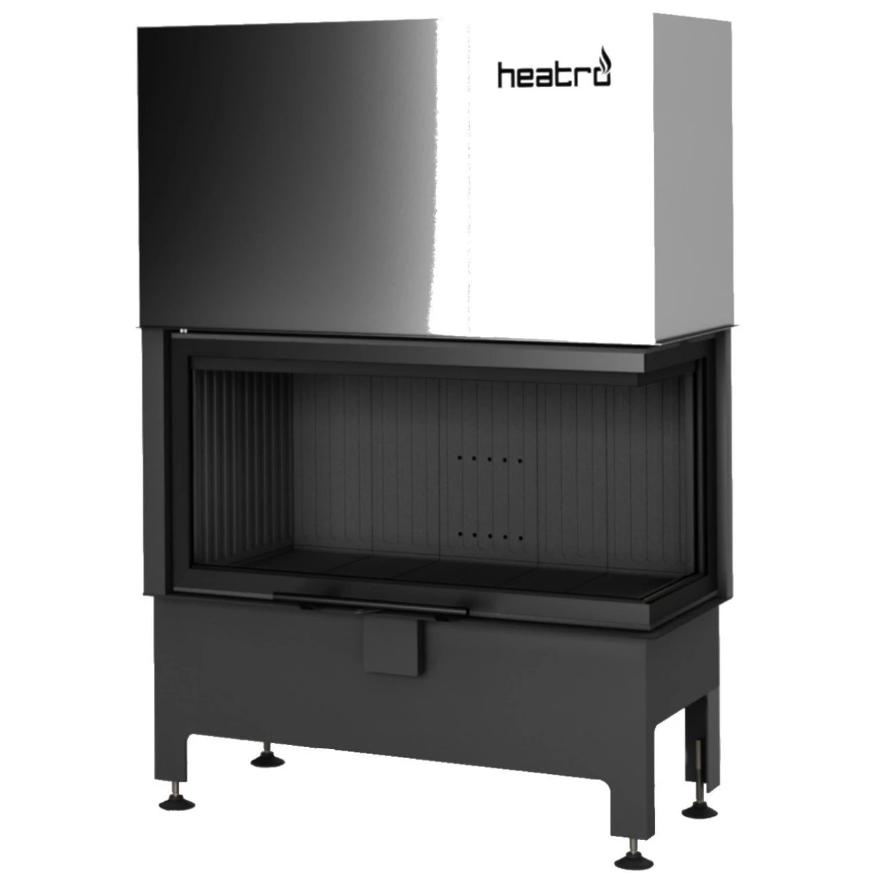 Heatro 81PH Black Eck-Kamineinsatz Mit Hebetür 12kW Rechtsverglast 3 Heatro 81PH Black Eck-Kamineinsatz Mit Hebetür 12kW Rechtsverglast