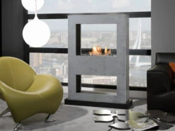 Lasize Ethanolkamin Tunnelkamin Concrete Look Keramik Brenner -Besten Kamin Laden Lasize Concrete 2018 1280x1280