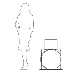 GlammFire Lira Biokamin / Bioethanol Kamin Corten Stahl -Besten Kamin Laden Lira gr sse 1280x1280