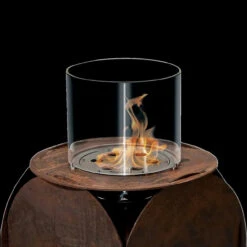 GlammFire Lira Biokamin / Bioethanol Kamin Corten Stahl -Besten Kamin Laden Lira web1 1280x1280