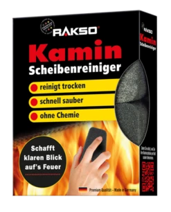 Rakso Kamin-Scheibenreiniger / Kaminglasreinger / Ofenglasreiniger- 2 Stück