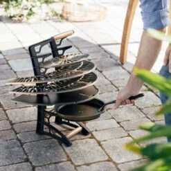 TARAN Gourmet Design Grill Und Feuerschale Aus Gusseisen -Besten Kamin Laden TARAN Design Grill Ignium rack web2 1280x1280 4