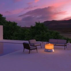 Alba Small Gaskamin Quarzglas Feuerschale Gartenkamin -Besten Kamin Laden alba quarz feuerschale gartenkamin web4 1280x1280 3