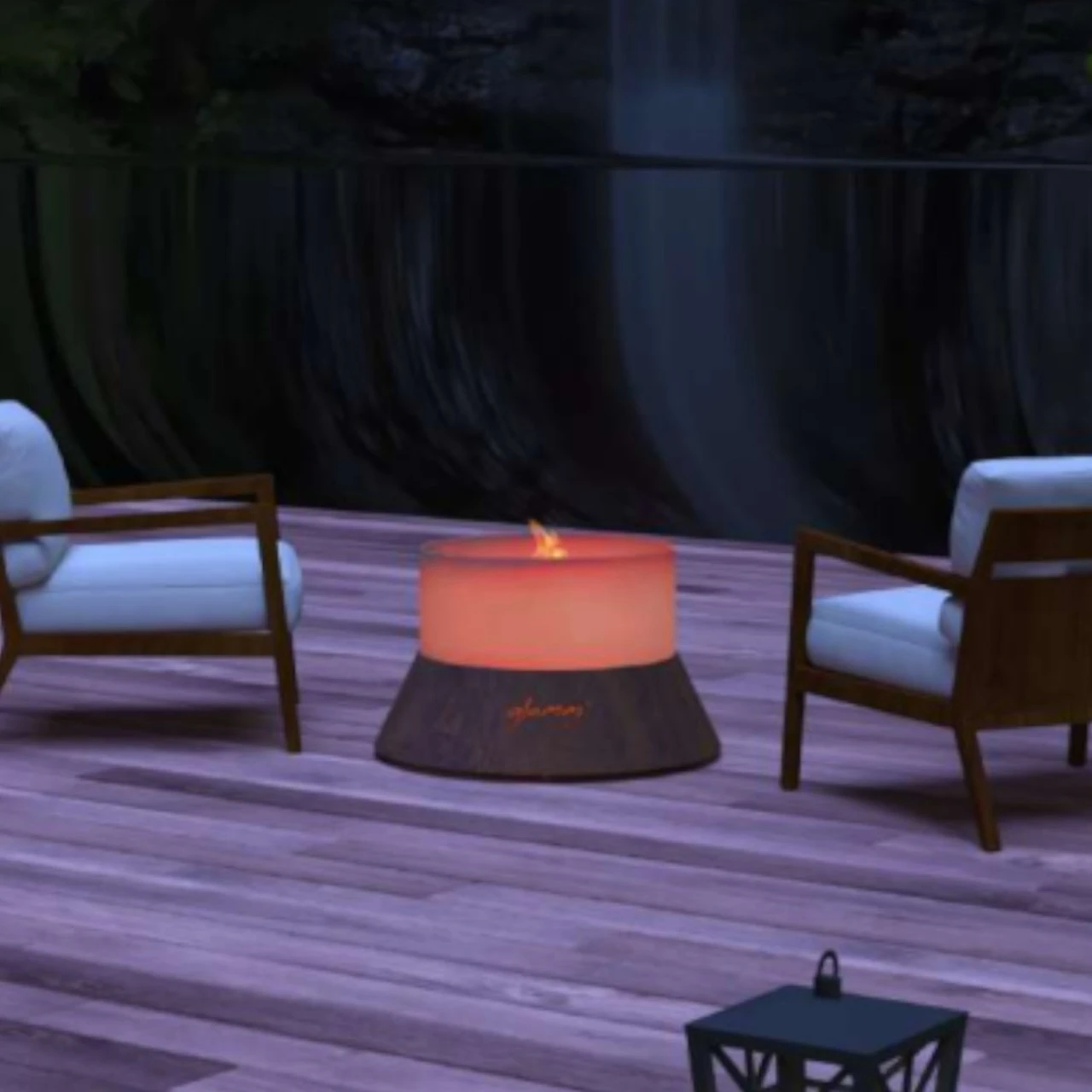 Alba Quarzglas Feuerschale Gartenkamin 10 Alba Quarzglas Feuerschale Gartenkamin – Bild 8