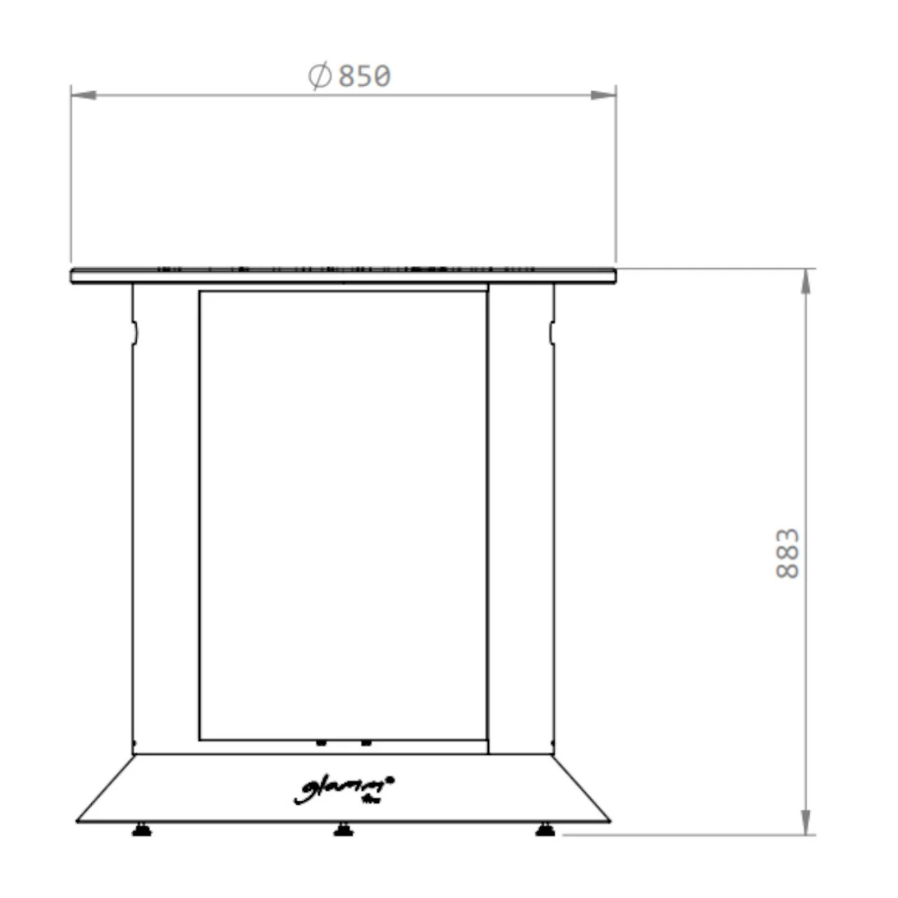 Alba Quarzglas Feuerschale Gartenkamin 15 Alba Quarzglas Feuerschale Gartenkamin – Bild 13