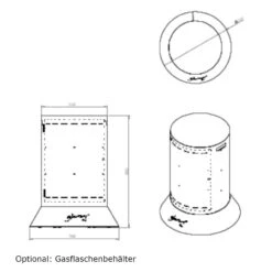 Alba Gaskamin Quarzglas Feuerschale Gartenkamin -Besten Kamin Laden alba quarzschale gartenkamin gasflaschenbeh lter 1280x1280 1