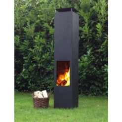 Outdoor/Garten Kamin Amayo XL Schwarz -Besten Kamin Laden amayo black web2 1280x1280