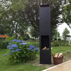 Outdoor/Garten Kamin Amayo XL Schwarz -Besten Kamin Laden amayo black web4 1280x1280