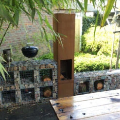 Outdoor/Garten Kamin Feuersäule Amayo XXL In Corten Stahl -Besten Kamin Laden amayo corten web3 1280x1280