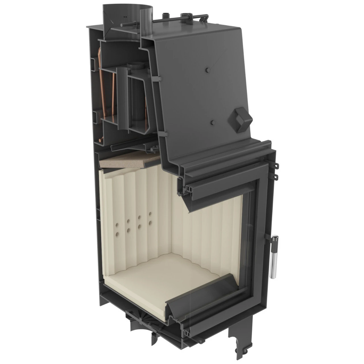 Aquario A14 Wasserführender-Kamineinsatz 14kW 6 Aquario A14 Wasserführender-Kamineinsatz 14kW – Bild 4