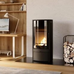 Arco F3 Kaminofen 7kW Schwarz -Besten Kamin Laden arco f3 kaminofen schwarz web2 1280x1280