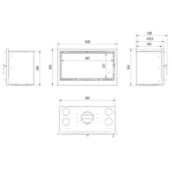 Arke 95 Warmluftkaminkassette 14 KW Mit Ventilator 19 Arke 95 Warmluftkaminkassette 14 KW Mit Ventilator -Besten Kamin Laden arke 95 masse 1280x1280