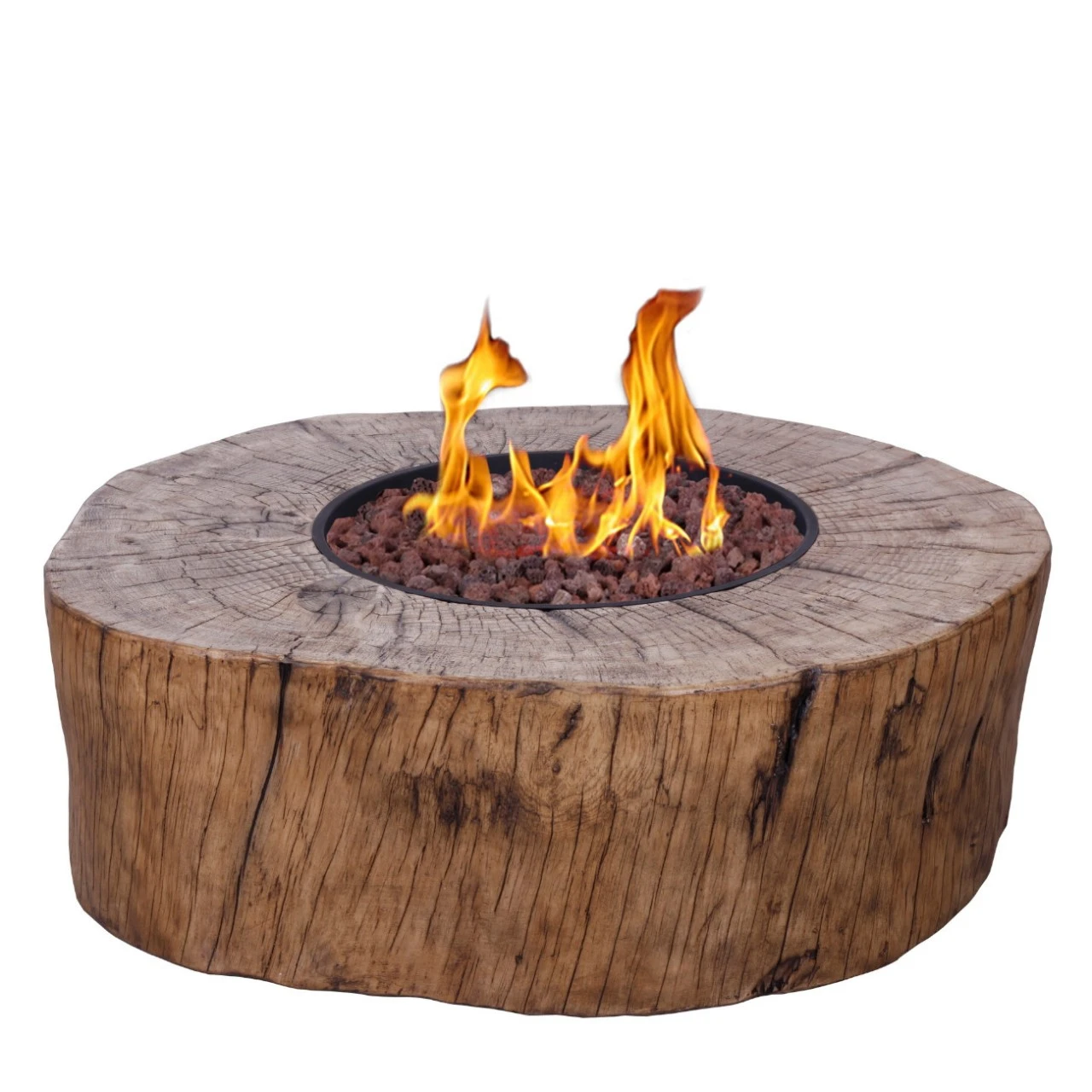 Tree Gaskamin Außenkamin Holzoptik 3 Tree Gaskamin Außenkamin Holzoptik