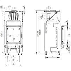 Kamineinsatz 45x51K Rund 6kW DIBt -Besten Kamin Laden austroflamm 45k rund masse51 1280x1280