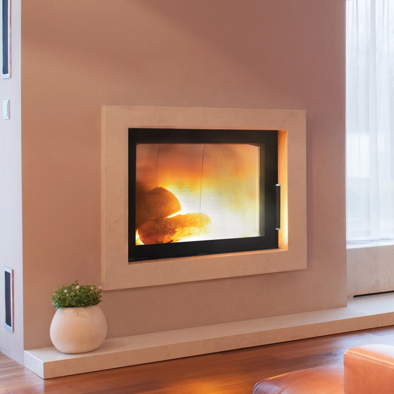 Feel 6 Kamineinsatz 5kW Für Niedrigenergiehäuser 4 Feel 6 Kamineinsatz 5kW Für Niedrigenergiehäuser – Bild 2