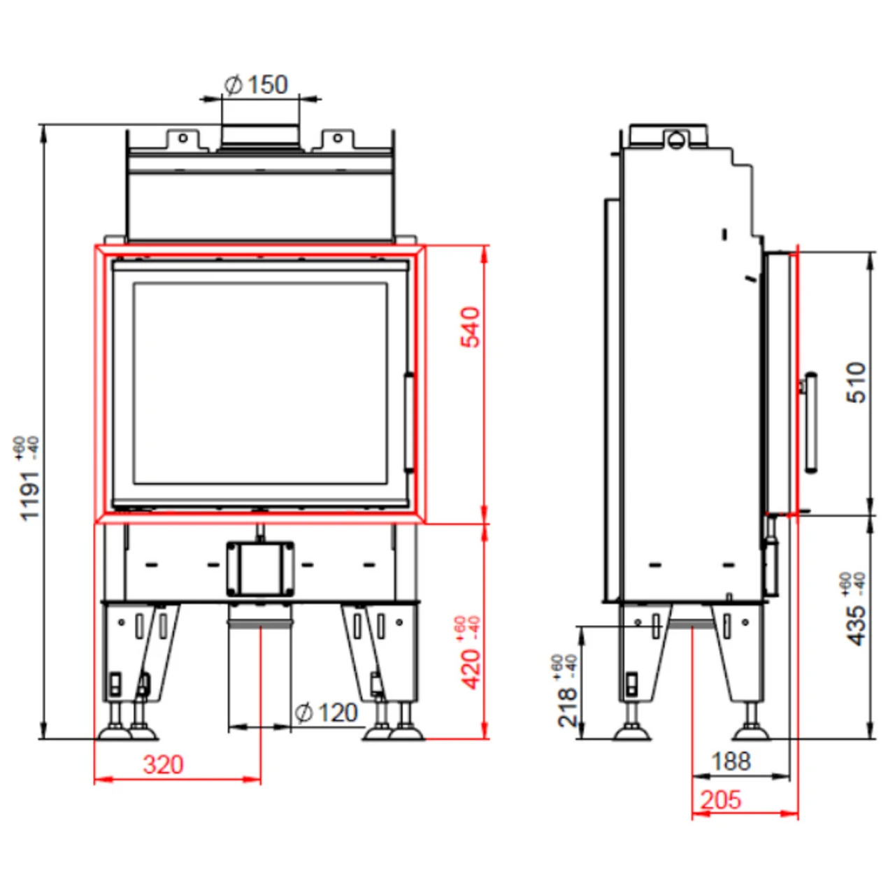 Feel 6 Kamineinsatz 5kW Für Niedrigenergiehäuser 5 Feel 6 Kamineinsatz 5kW Für Niedrigenergiehäuser – Bild 3