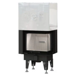 Therm V7CP Eck-Kamineinsatz Rechts Hebetür 7kW