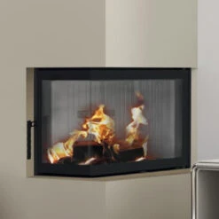 Aquatic WH80CL Wasser Kamineinsatz 14kW Links Verglast -Besten Kamin Laden bef aquatic wh 80 cl int2 1280x1280