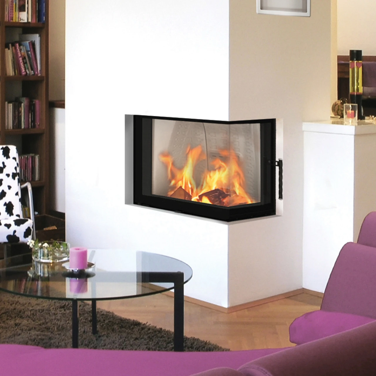 Therm 6CP Eckkamineinsatz Rechtsverglast 6kW 4 Therm 6CP Eckkamineinsatz Rechtsverglast 6kW – Bild 2