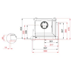 Therm 6CP Eckkamineinsatz Rechtsverglast 6kW 17 Therm 6CP Eckkamineinsatz Rechtsverglast 6kW -Besten Kamin Laden bef therm 6 cp masse2 1280x1280