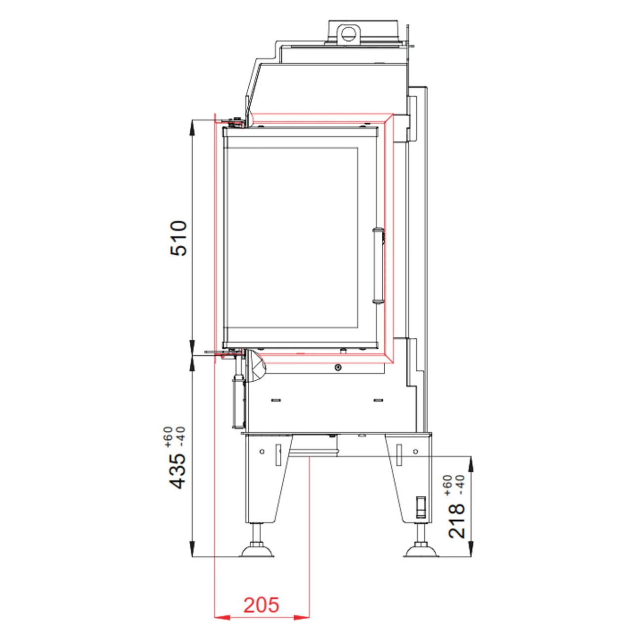 Therm 6CP Eckkamineinsatz Rechtsverglast 6kW 7 Therm 6CP Eckkamineinsatz Rechtsverglast 6kW – Bild 5