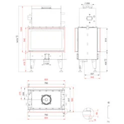 Aquatic Twin 8N Wasser Tunnel-Kamineinsatz 14kW 13 Aquatic Twin 8N Wasser Tunnel-Kamineinsatz 14kW -Besten Kamin Laden bef twin 8 N aquatic masse 1280x1280