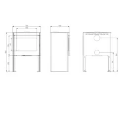 Bellano Stahl 8kW Kaminofen -Besten Kamin Laden bellano stahl kaminofen masse 1280x1280