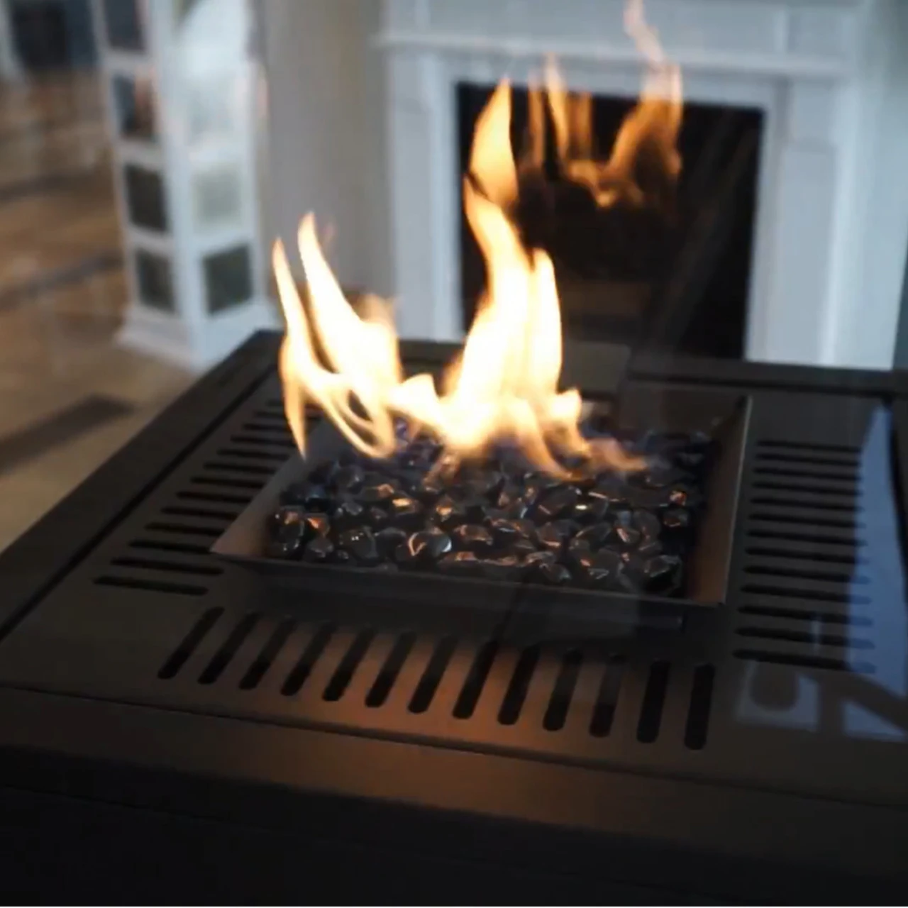 Crystal Schwarz - Dekorative Glassteine Für Bio-/Ethanol-/Gaskamine 4 Crystal Schwarz - Dekorative Glassteine Für Bio-/Ethanol-/Gaskamine – Bild 2