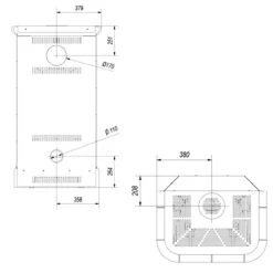 Blanka Kaminbausatz Mit Creme Kacheln 8kW 12 Blanka Kaminbausatz Mit Creme Kacheln 8kW -Besten Kamin Laden blanka 8 bausatz kachel masse2 1280x1280