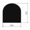 Metallbodenplatte Halbrund 1000x1200 Mm 2 Metallbodenplatte Halbrund 1000x1200 Mm -Besten Kamin Laden bodenplatte halbrund hrb schwarz 1280x1280