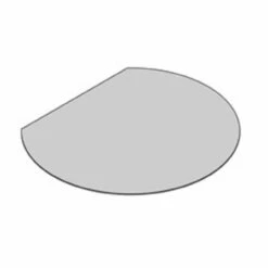 Glasbodenplatte Kreisabschnitt Mit 1200x1050 Mm