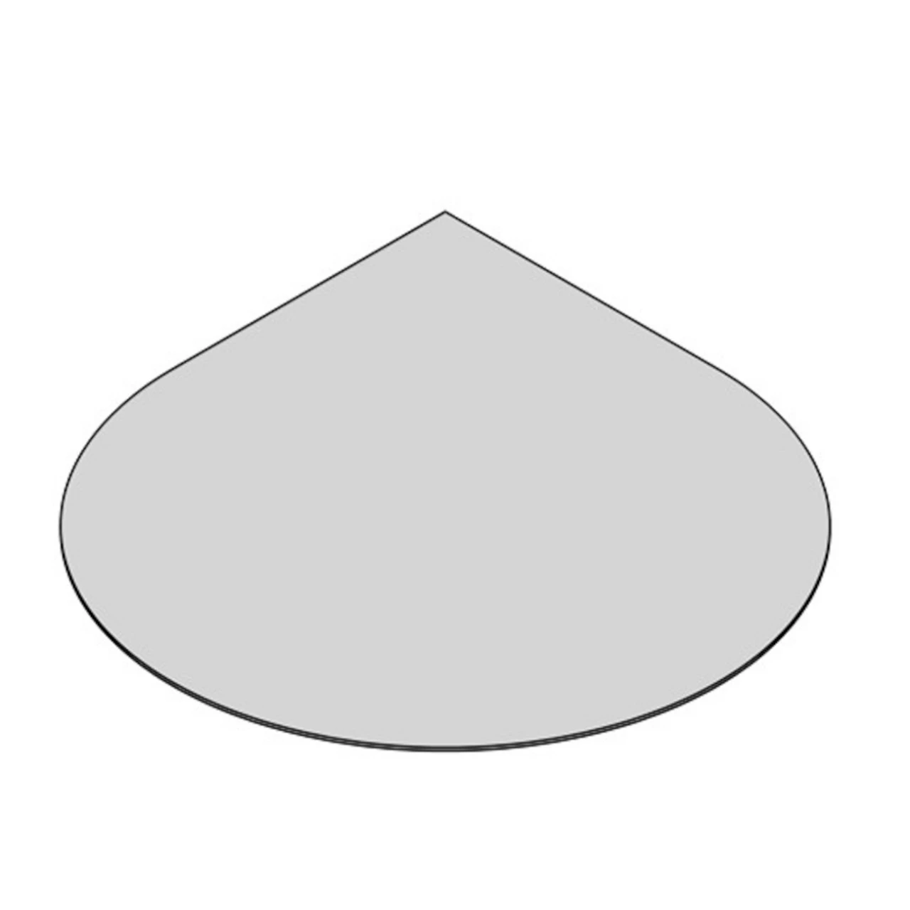 Glasbodenplatte Tropfenform Mit 1100x1100 Mm 3 Glasbodenplatte Tropfenform Mit 1100x1100 Mm