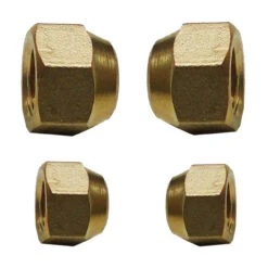 Bördelmuttern Satz 4 Stück - 2x 3/8" + 2x 5/8"